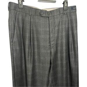 Ballin Manchester Comfort Eze Pleated Front Super 110s Wool Pants